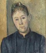 Paul Cezanne Portrait of Madame Cezanne. oil painting on canvas